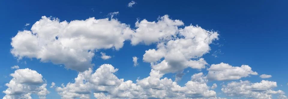 View of a blue cloudy sky Stock Photos