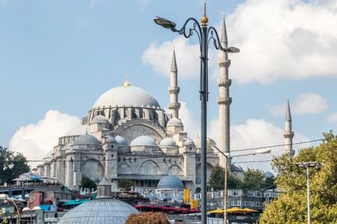 View of the Blue Mosque. Foto stock
