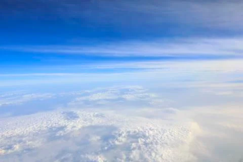 View of blue sky and cloud Stock-Fotos