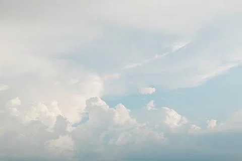 View of the blue sky and clouds Stock Photos