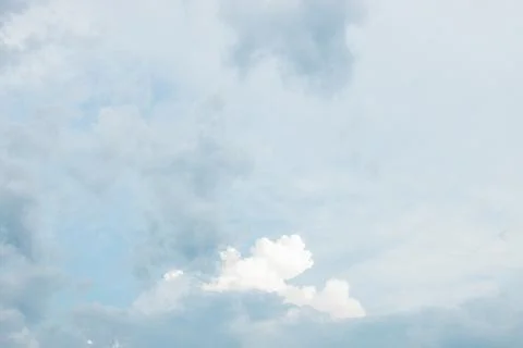 View of the blue sky and clouds Stock Photos