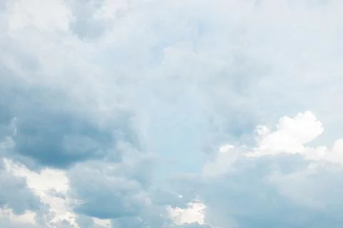 View of the blue sky and clouds Stock Photos