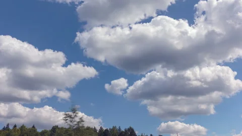 View of blue sky with clouds 動画素材 294178810