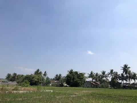 The view of the blue sky Foto stock