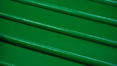 View of blue sunglasses on bench Stock Footage 101128713