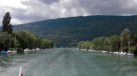 View from a Boat Stock Footage 48632885