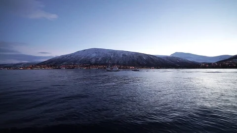 View from boat Stock Footage 89505466