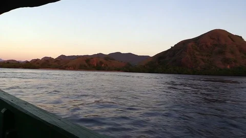 View from the boat on tropical islands Stock Footage 81531956