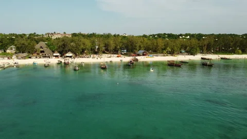 View on Boats Zanzibar Stock Footage 334207476