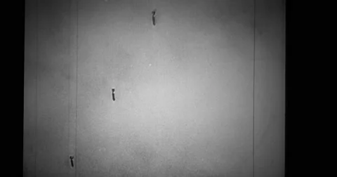 View of bombardment during shuttle-bombing operations Stock Footage