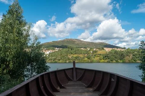 View of Boneca mountain range in Douro Valley. Alto Douro Wine Region in nort Stock Photos