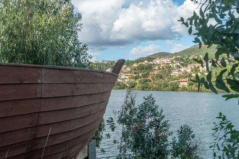 View of Boneca mountain range in Douro Valley. Alto Douro Wine Region in nort Stock Photos