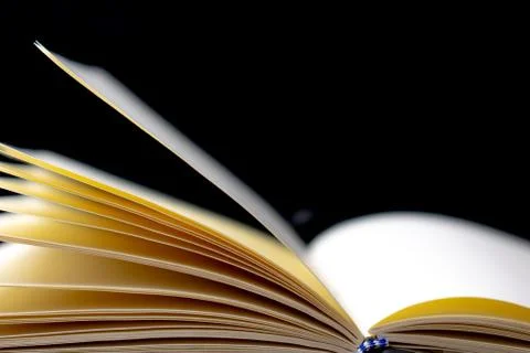 View of book pages Stock Photos