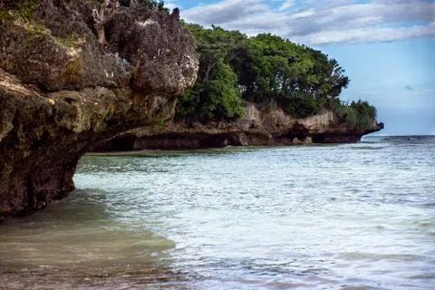 The view of the Boracay beach Foto stock