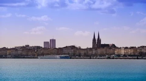 View bordeaux Foto stock