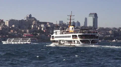 View of Bosphorus Stock Footage 25911905