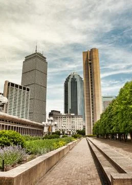 View of boston Stock Photos