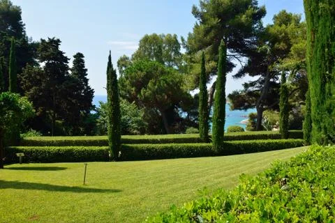 View of a botanical garden Stock Photos