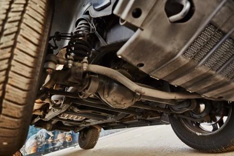 View from the bottom of a car Fotos Stock