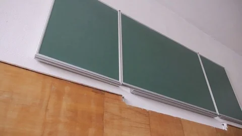 View from bottom of school board Stock Footage 73305045