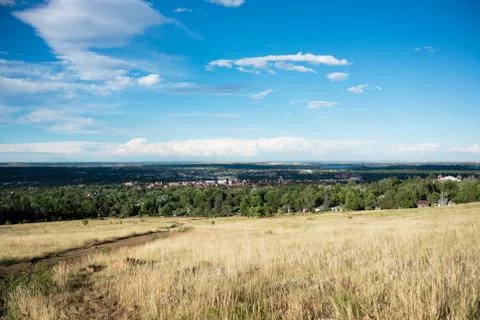View of Boulder Stock Photos