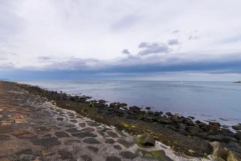 View of Bray Head in county Wicklow Ireland Stock Photos