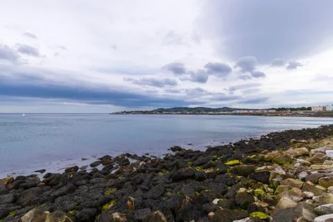 View of Bray Head in county Wicklow Ireland Stock Photos