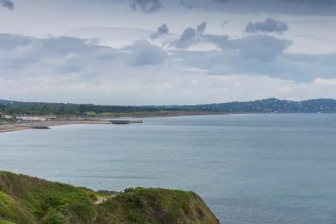 View of Bray Head in county Wicklow Ireland Stock Photos