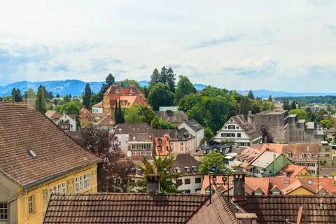 View of Bregenz city, Austria Stock Photos