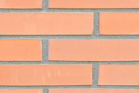 View of brick foundation. Brick wall. Brick base. Brick background. Macro image Fotos de archivo