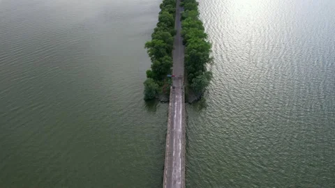 View of the bridge. Drone shooting. Stock Footage 158700667