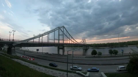 View of the bridge Stock Footage 146988680