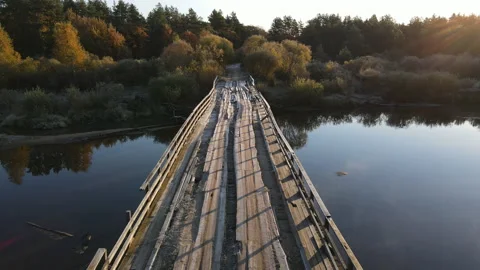 View of the bridge Stock Footage 162796281