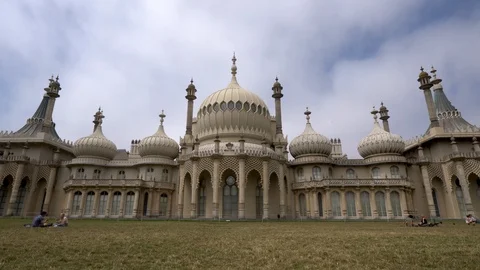 View of the Brighton Pavilion Stock Footage 115753461