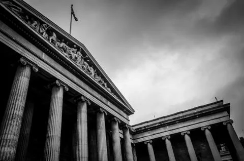 A view of the Britisch Museum Stock Photos