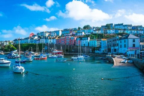 View of Brixham marina Stock Photos