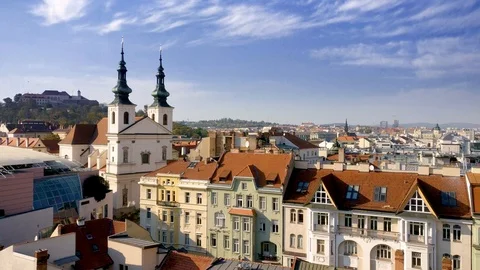 View of Brno Stock Footage 100138482