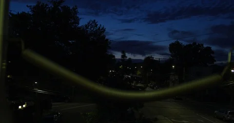 A View Of The Bronx At Dusk From The Train 4K 72 FPS 3 Video stock 94378331