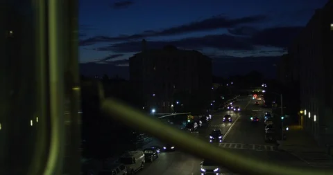 A View Of The Bronx At Dusk From The Train 4K 72 FPS 4 스톡 동영상 94378435