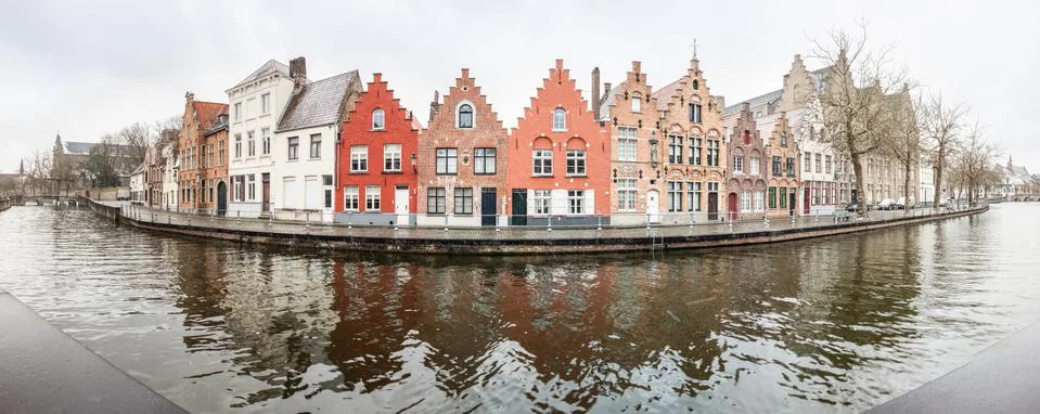 An view at Bruges Stock Photos
