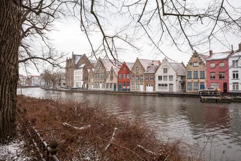 An view at Bruges Stock Photos