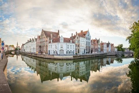 An view at Brugges Stock Photos