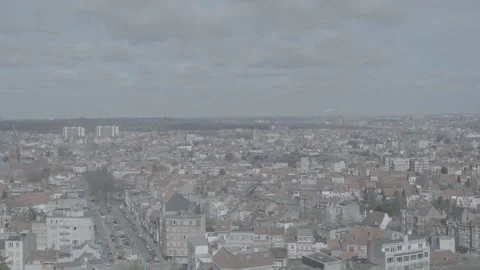 View on Brussels from one of its highest points Stock Footage 169706218