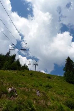  View from Bucegi Stock Photos