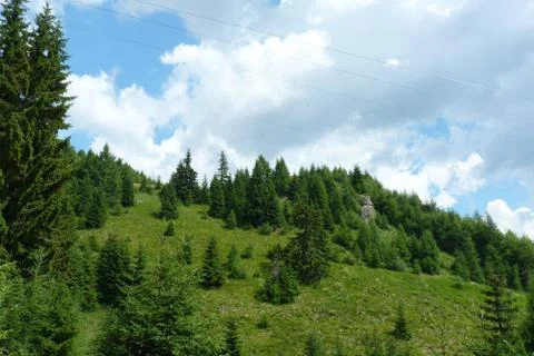  View from Bucegi Stock Photos