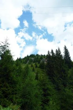  View from Bucegi Foto stock