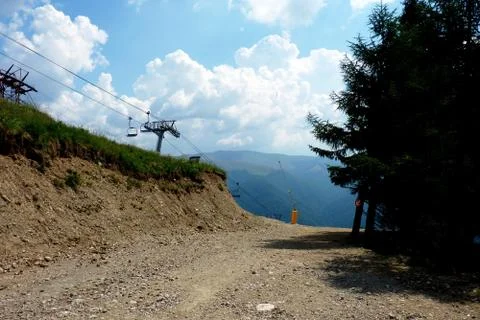  View from Bucegi Stock Photos
