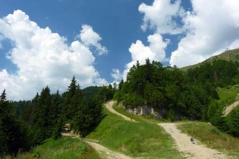  View from Bucegi Stock Photos