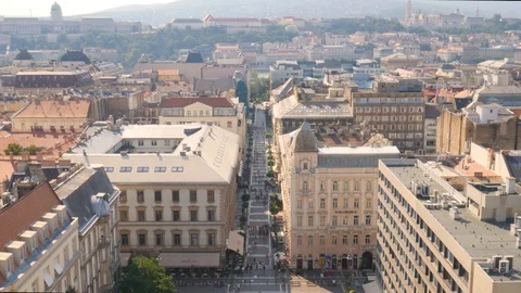 A view of Budapest Stock Footage 127922187
