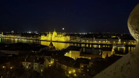 View of the Budapest Stock Footage 198041640